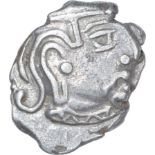 Silver Drachma Coin of Chandragupta II of Gupta Dynasty. Gupta Dynasty, Chandragupta II, Silver