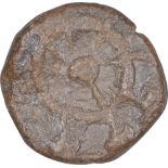 Lead Coin of Satkarni I of Vidarbha Region of Satavahana Dynasty. Satavahana Dynasty, Satkarni I(100
