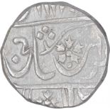 Silver One Rupee Coin of Jayaji Rao of Gwalior State. Gwalior, Jayaji Rao(1843-86), Silver Rupee, In