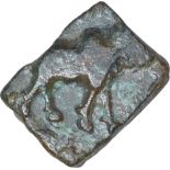 Copper Square Coin of Sebaka of Sebakas of Vidarbha. Sebakas of Vidarbha, Sebak(100 BC), Square