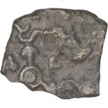 Copper Unit Coin of Satakarni I of Paunar Region of Satavahana Dynasty. SatavahanaDynasty,