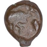 Copper Unit of Satavahana Dynasty of Satkarni I. Satavahana Dynasty, Satkarni I, Copper Unit,