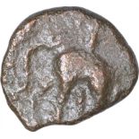 Cast Copper Kakani Coin of Sunga Kingdom of Maurya Empire. Maurya Empire, Sunga Kingdom(187-75