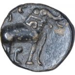 Potin Coin of Sri Yajna Satakarni of Satavahana Dynasty. Satavahana Dynasty, Sri Yajna Satkarni (