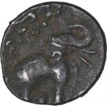 Copper Unit Coin of Satakarni I of Satavahana Dynasty. Satavahana Dynasty, Satakarni I (100.BC),