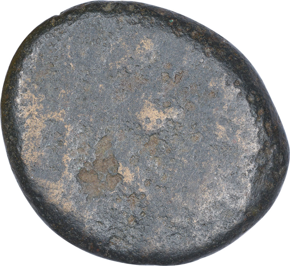 Bronze Coin of Satkarni I of Paithan Newasa Type of Satavahana Dynasty. Satavahana Dynasty, Satkarni - Image 2 of 2