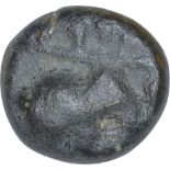 Copper Unit Coin of Satkarni I of Marathwada Region of Satavahana Dynasty. "Satavahana, Satkarni
