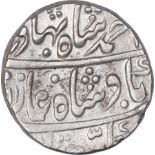 Silver One Rupee Coin of Sawai Jaipur Mint of Jaipur State. Jaipur, Sawai Jaipur, Silver Rupee, in