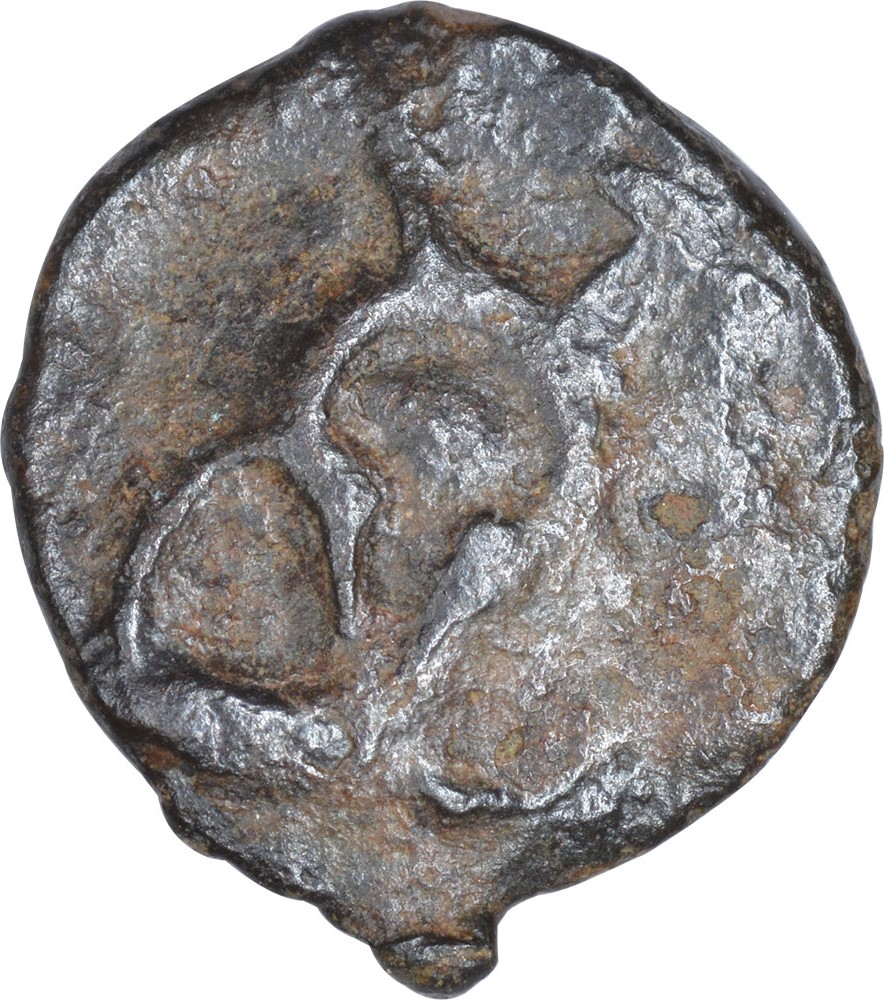 Mauryan Cast Copper Karshapana Coin of Vidharbha Region. Mauryan Cast Copper, Vidarbha region, ( - Image 2 of 2