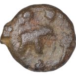 Mauryan Cast Copper Karshapana Coin of Vidharbha Region. "Mauryan Cast Copper, Vidarbha region (