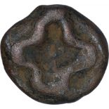 Cast Copper Karshapana Coin of Vidarbha Region of Mauryan Empire. Mauryan Cast Copper, Vidarbha