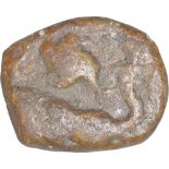 Lead Coin of Vidarbha Region of Satkarni I of Satavahana Dynasty. Satavahana Dynasty, Satkarni I, (