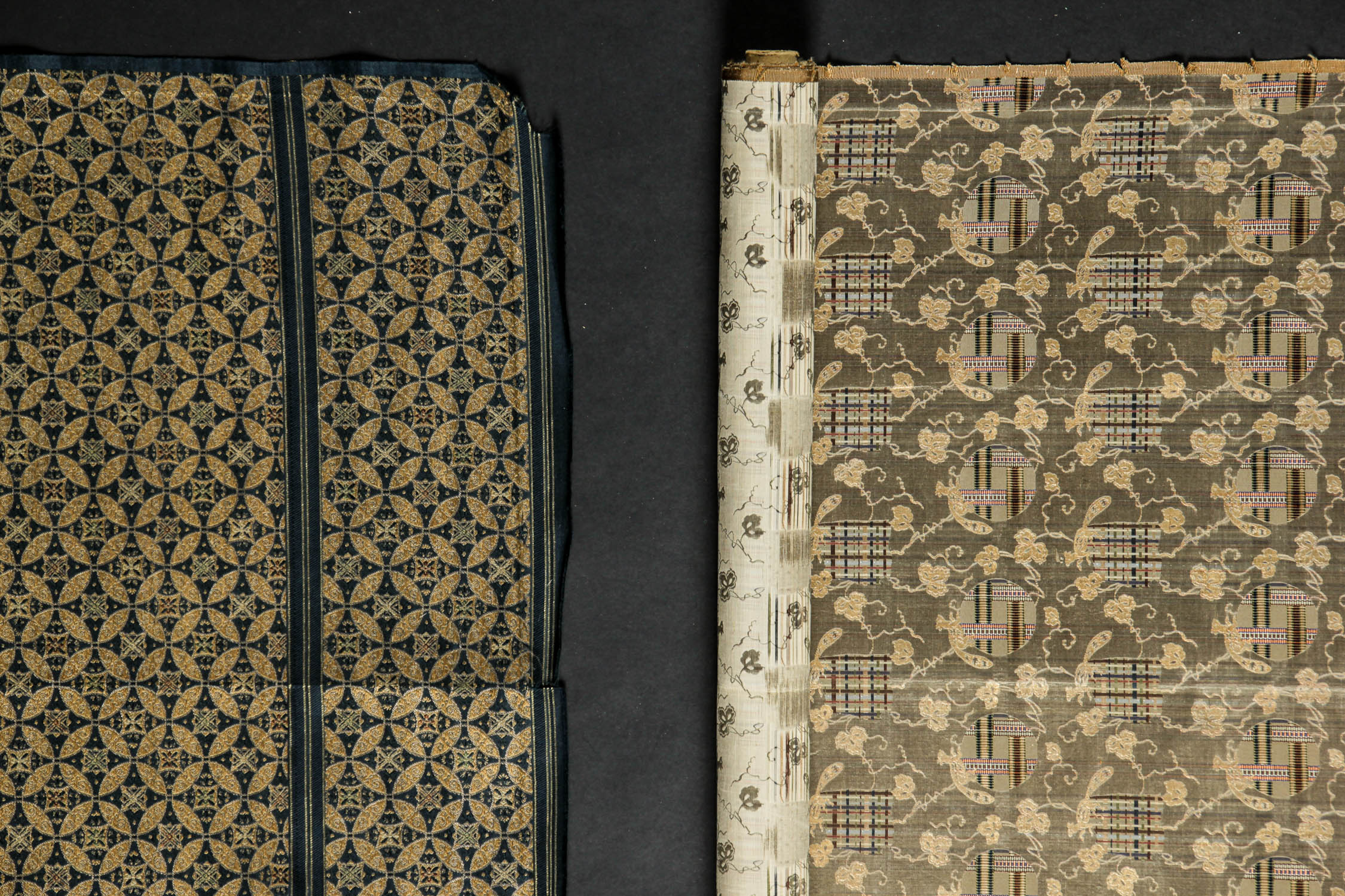 6 Bolts of Fine Vintage Silk Brocades: Various Sizes, Asian and Continental. Provenance: Kristina - Image 3 of 6