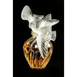 Lalique L'Air Du Temps Perfume Factice Bottle: Lalique for Nina Ricci. Size: 12.25" x 8" x 8" (31