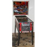 Bally Ground Shaker Pinball Machine. Circa 1978. Fair condition. Lights up, no action. Size: 71" x