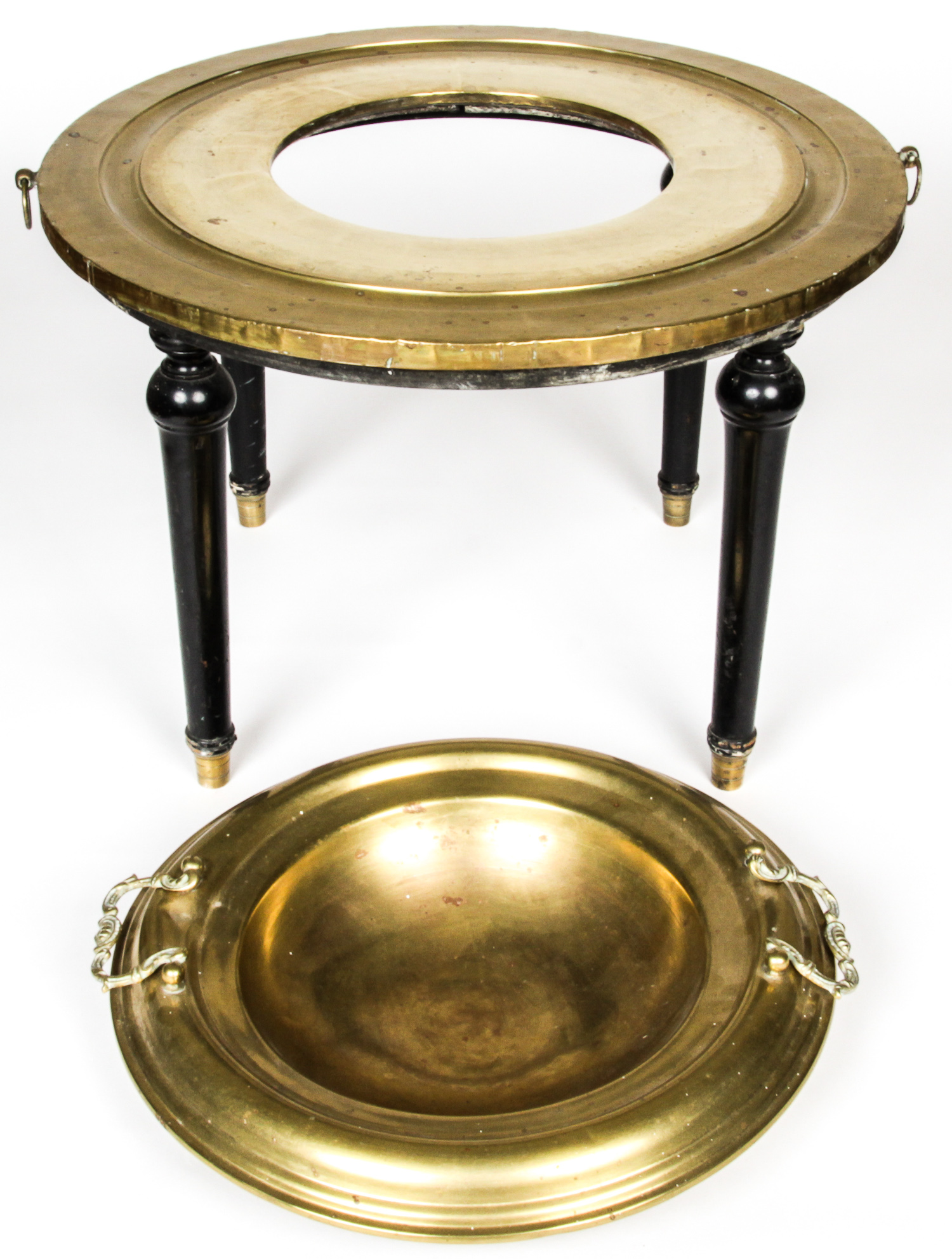 Napoleon III Style Brazier. Used as a family baptismal font. Size: 17.5" x 25" x 23.75" (44 x 64 x - Image 4 of 5