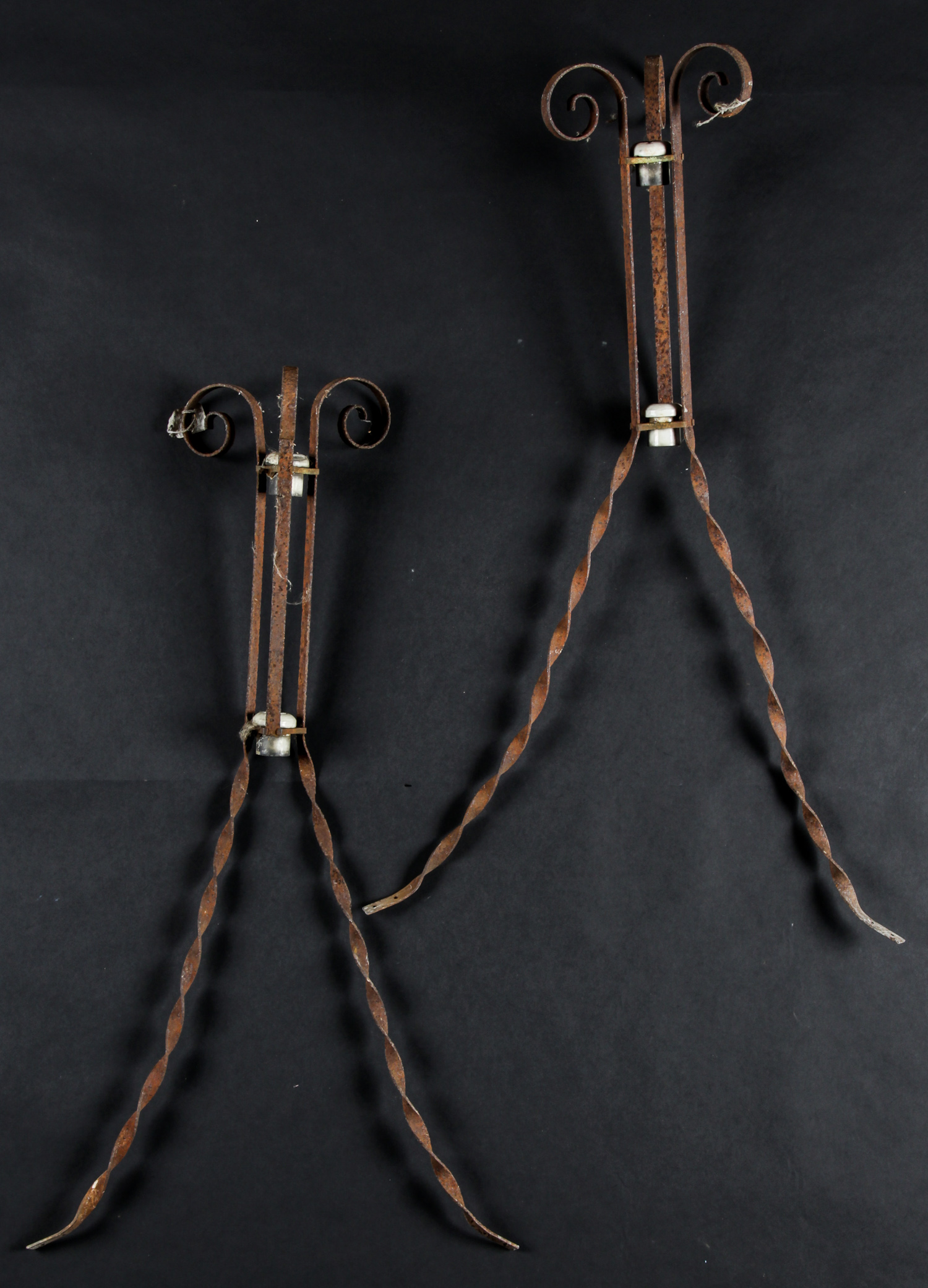 3 Antique Lightning Rods. 1 stamped RHCo. Largest size: 67" (170 cm) length. Provenance: Kristina - Image 6 of 6