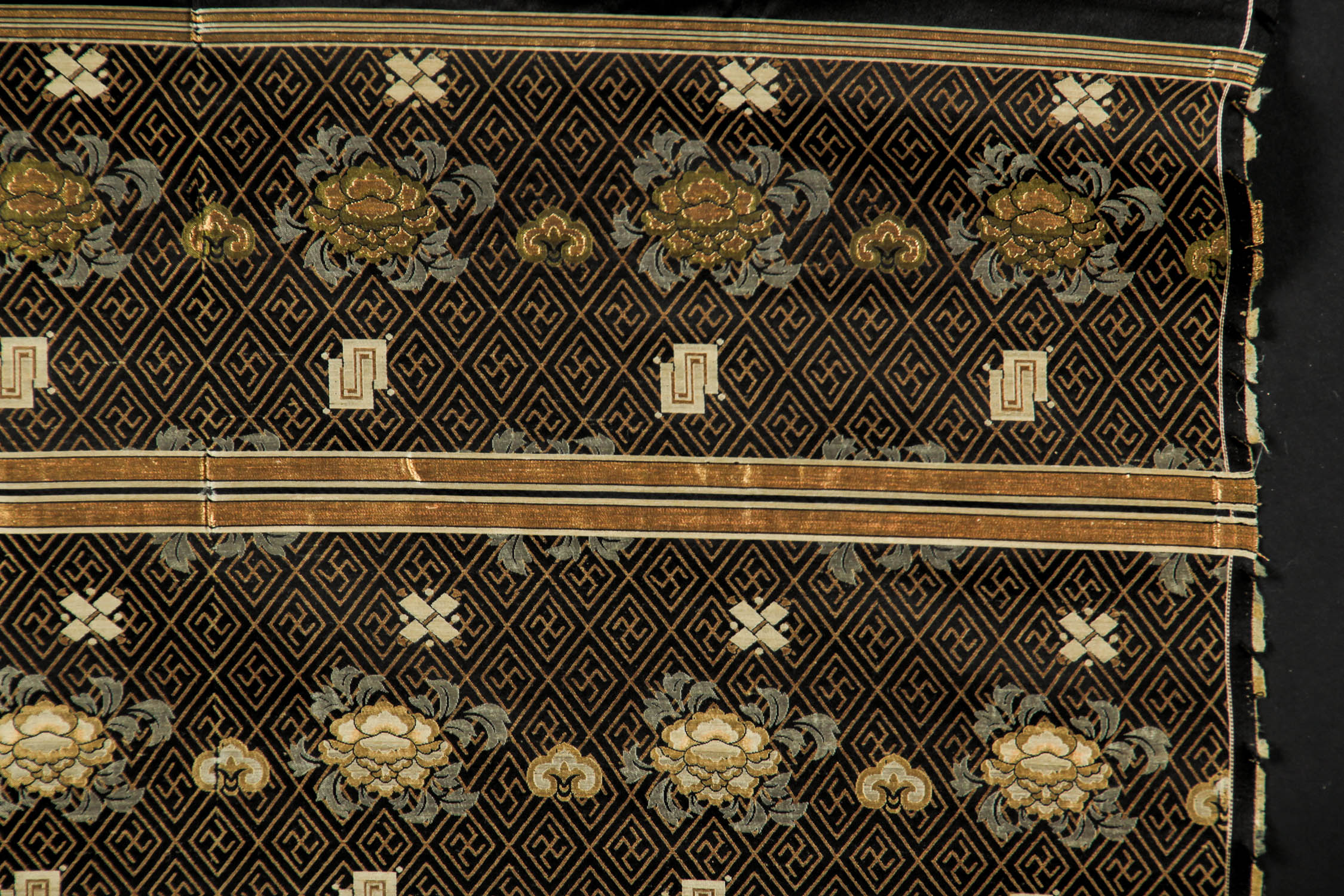 6 Bolts of Fine Vintage Silk Brocades: Various Sizes, Asian and Continental. Provenance: Kristina - Image 5 of 6