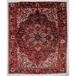 Baktiari Rug: 11'5" x 14'2" (348 x 432 cm), Persia, early 20th c. Provenance: Philadelphia estate.