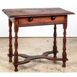 Early American Tavern Table. Pine and fruitwood. Purchased in 1960 from Parke- Bennett Auctions.