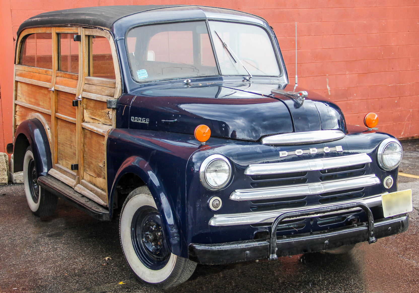 1949 Dodge B-2-B Cantrell Type Highland Woody. Mileage listed on title 50k. VIN: 232078674. Many