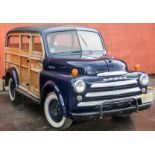 1949 Dodge B-2-B Cantrell Type Highland Woody. Mileage listed on title 50k. VIN: 232078674. Many