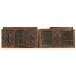 Antique Continental Tracery Panels. Each Size: 17" x 29" (43 x 74 cm). Provenance: Kristina