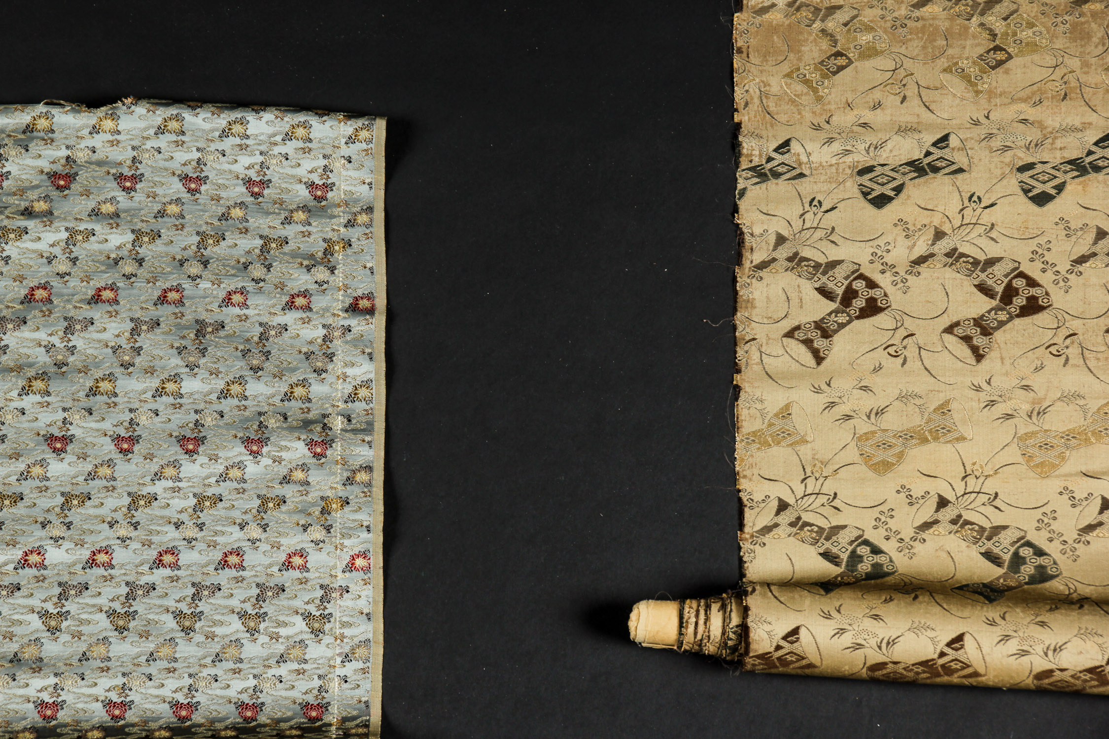 6 Bolts of Fine Vintage Silk Brocades: Various Sizes, Asian and Continental. Provenance: Kristina - Image 4 of 6