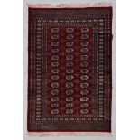 Bokhara Rug: 4'2" x 6'1" (127 x 185 cm), Pakistan, modern. CLICK HERE TO BID