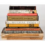 10+ pc Indian and South East Asia Art Reference Books, including: The Art of the Mughal India.