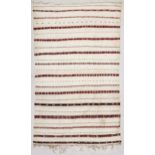 Old Morrocan Kilim: 5'9" x 9'7" (175 x 292 cm), mid 20th c., mixed technique weave, wool. CLICK HERE