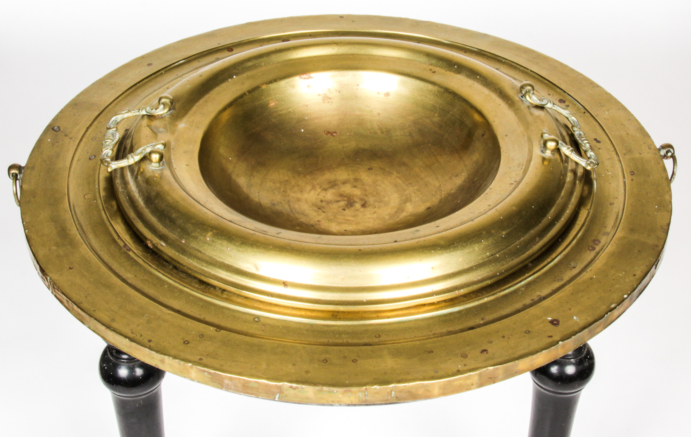 Napoleon III Style Brazier. Used as a family baptismal font. Size: 17.5" x 25" x 23.75" (44 x 64 x - Image 2 of 5