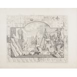 William Hogarth, The Analysis of Beauty, plate 1, dated 1753 (in plate). Size: 19.5" x 25.25", 50