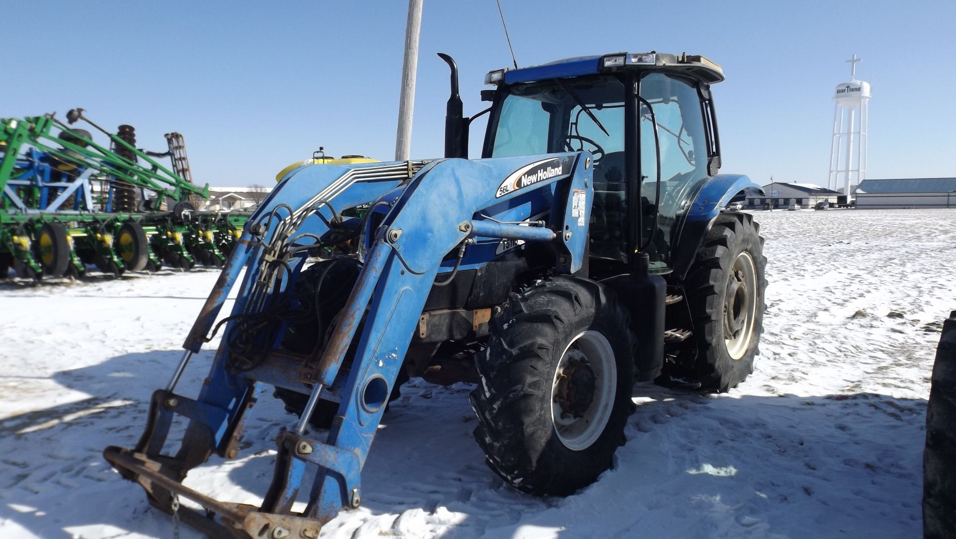 New Holland TS115A Tractor '06, sn#ACP258691 8055 Hrs, MFWD, Cab, 115 HP, 12/2, 3 Pt, 1000 Pto, 3