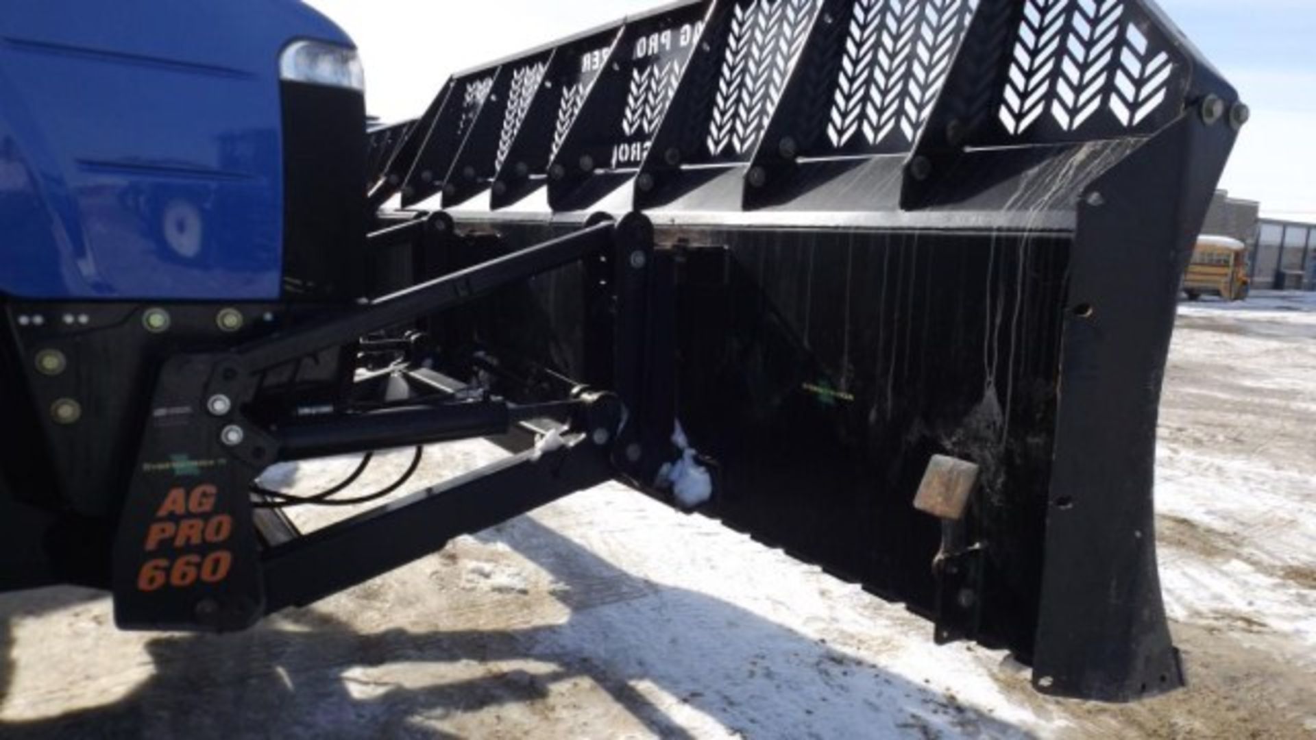 Ag Pro 660 Grouser 16' Front Blade & Brackets Selling off of T9060 ( Seller will remove if purchased - Image 2 of 10