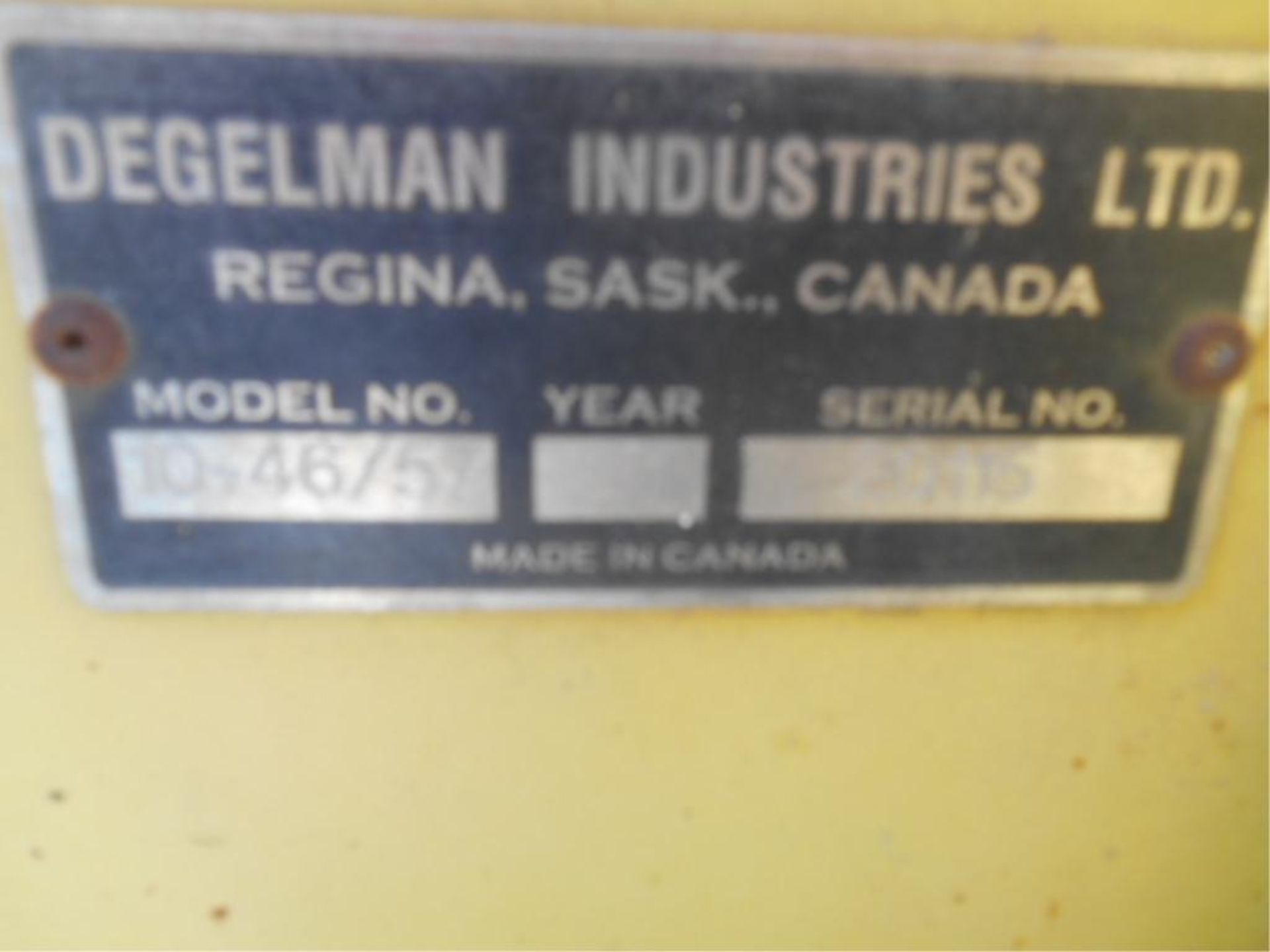 Degelman 10-46/57 Front Blade & Brackets -Selling Off of NH 8870 (Seller will remove if purchased by - Image 6 of 6
