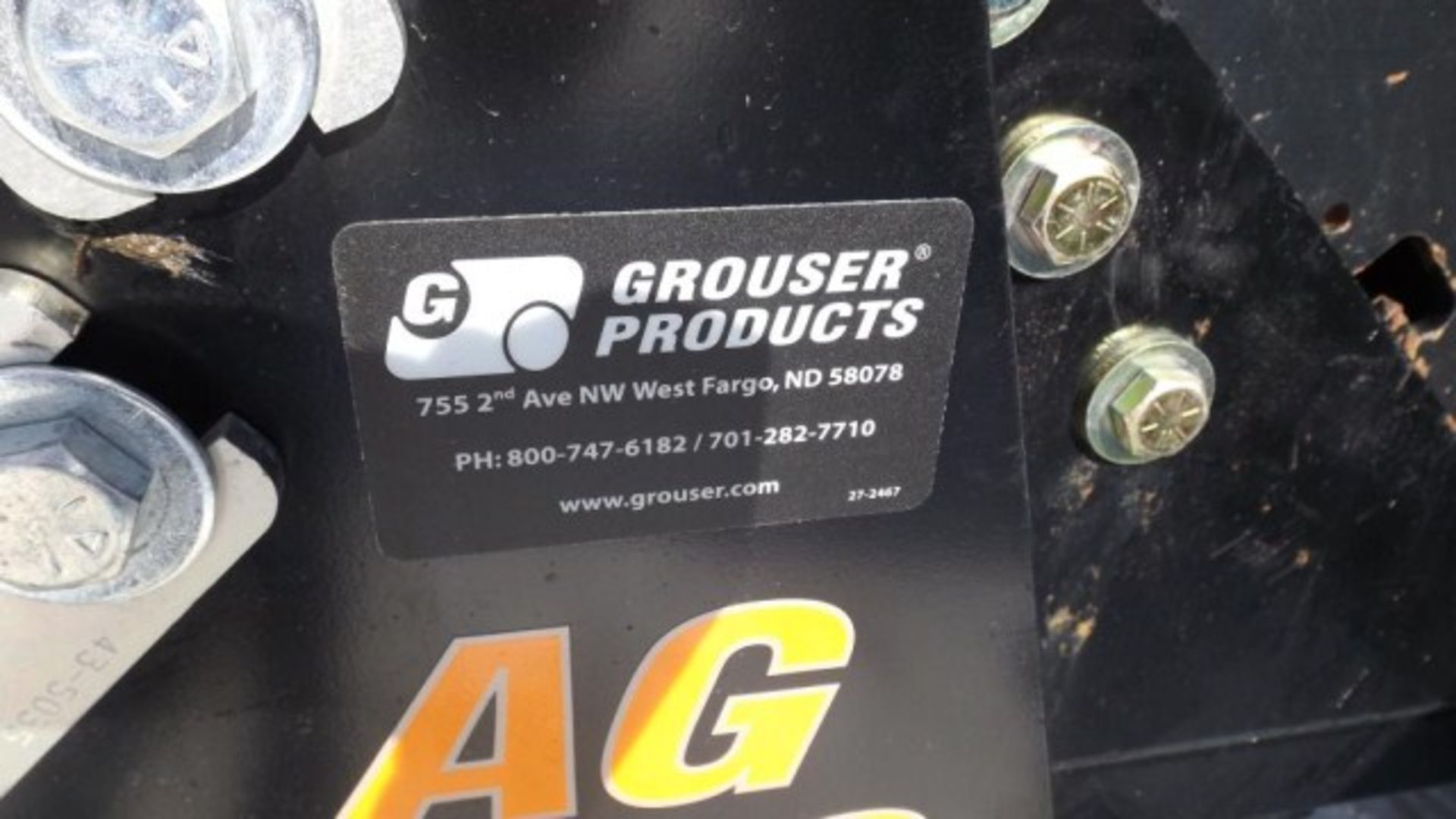 NEW" Ag Pro 450 Grouser 16' Front Blade & Bracket Selling off of TJ500, (Seller will remove if - Image 7 of 7