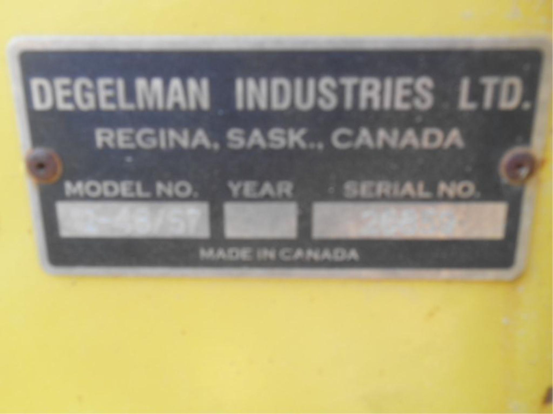 Degelman 12-48/57 Front Blade & Brackets Selling Off of NH 8970 (Seller will remove if purchased - Image 8 of 8