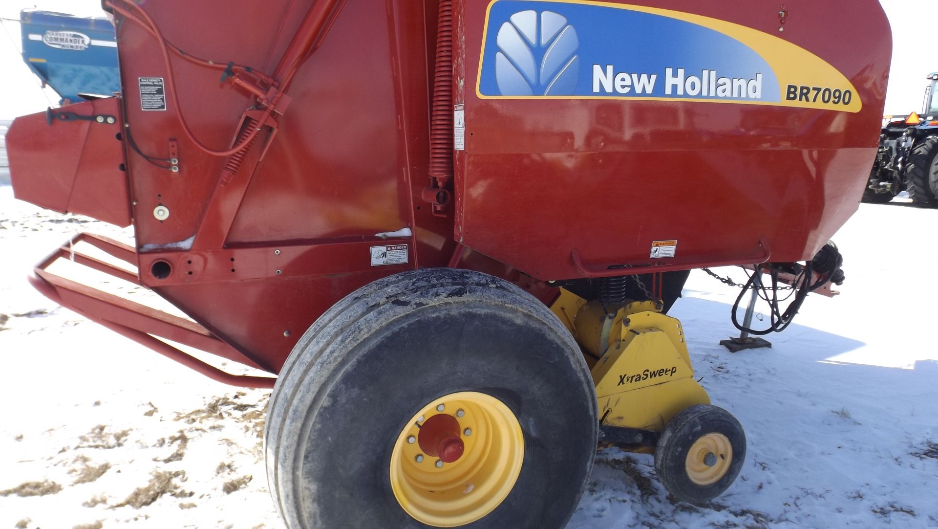 New Holland BR7090 Specialty Crop Round Baler '10 sn#Y9N042678, 5X6 Bale, Adjustable Density - Image 3 of 9