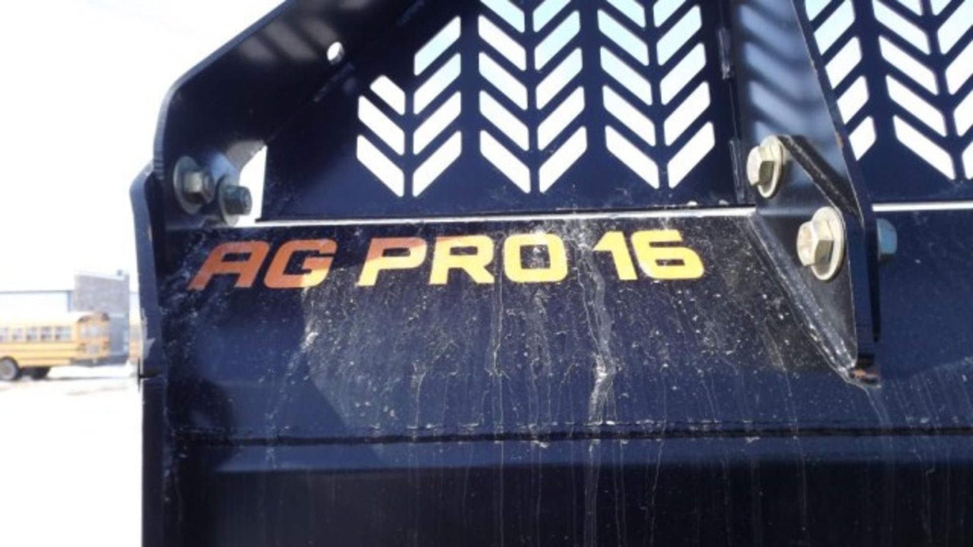 Ag Pro 660 Grouser 16' Front Blade & Brackets Selling off of T9060 ( Seller will remove if purchased - Image 3 of 10