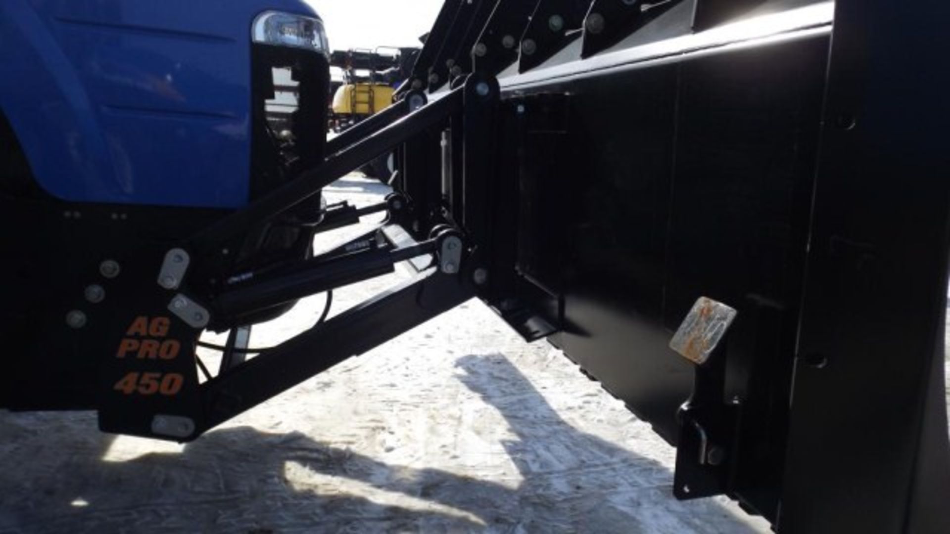 NEW" Ag Pro 450 Grouser 16' Front Blade & Bracket Selling off of TJ500, (Seller will remove if - Image 3 of 7