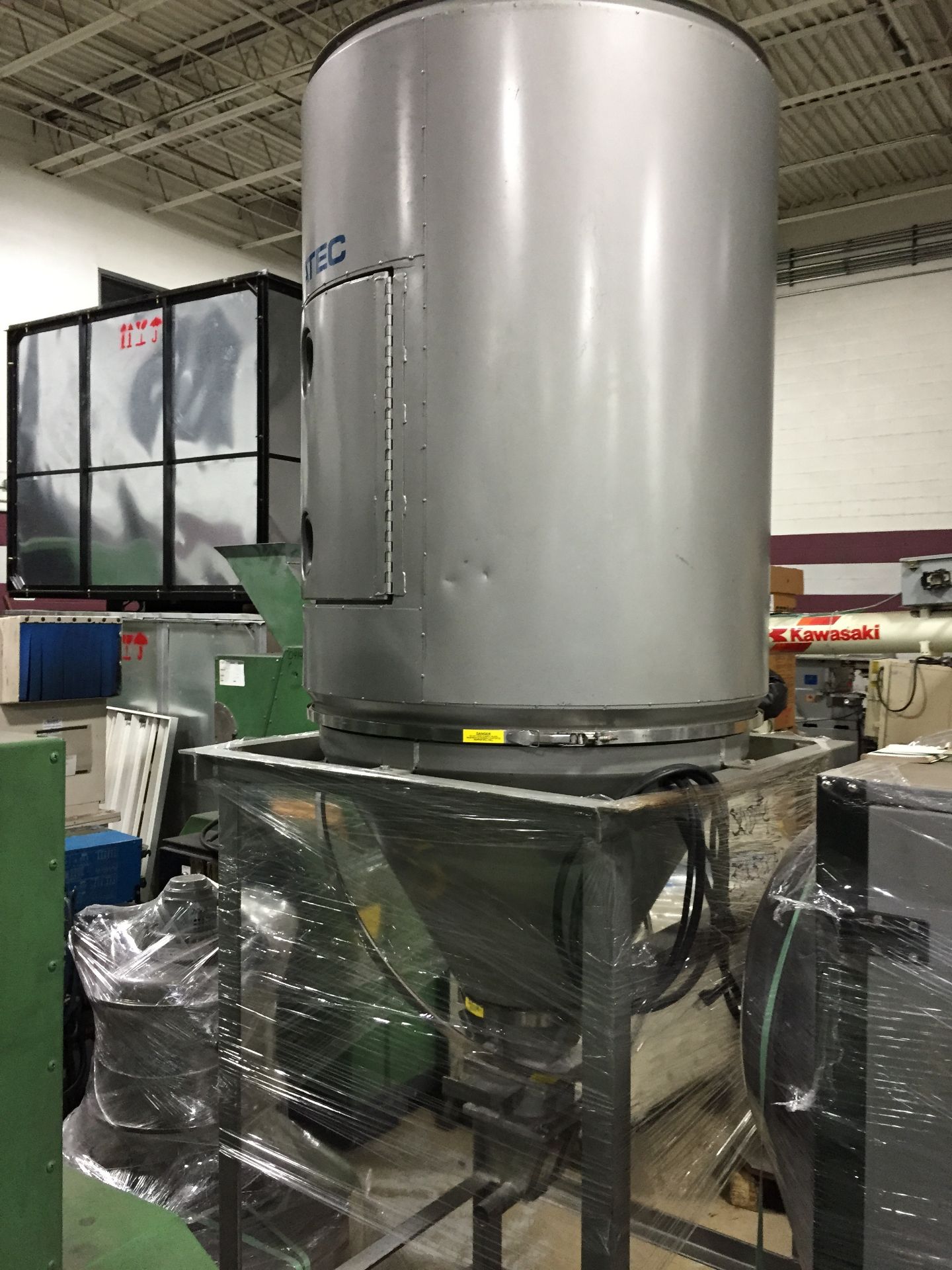 Novatec NW-300 Dryer: Manufactured 11/2007, 460v, With Novatec Hopper - *LOCATED IN ITASCA, IL - Image 6 of 8