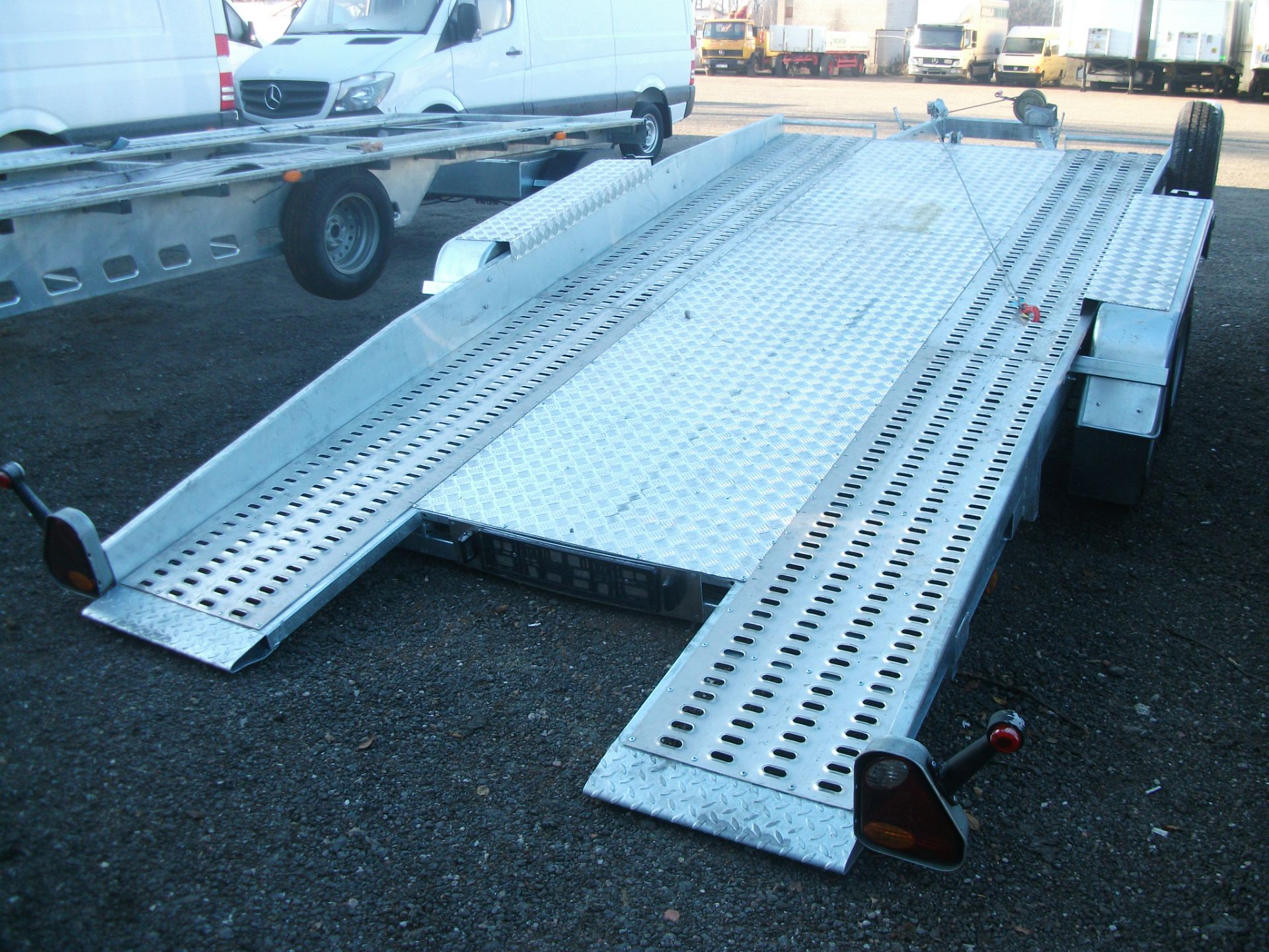 CAR TRANSPORTER TRAILER TILT WITH DOCUMENTS - Image 7 of 11