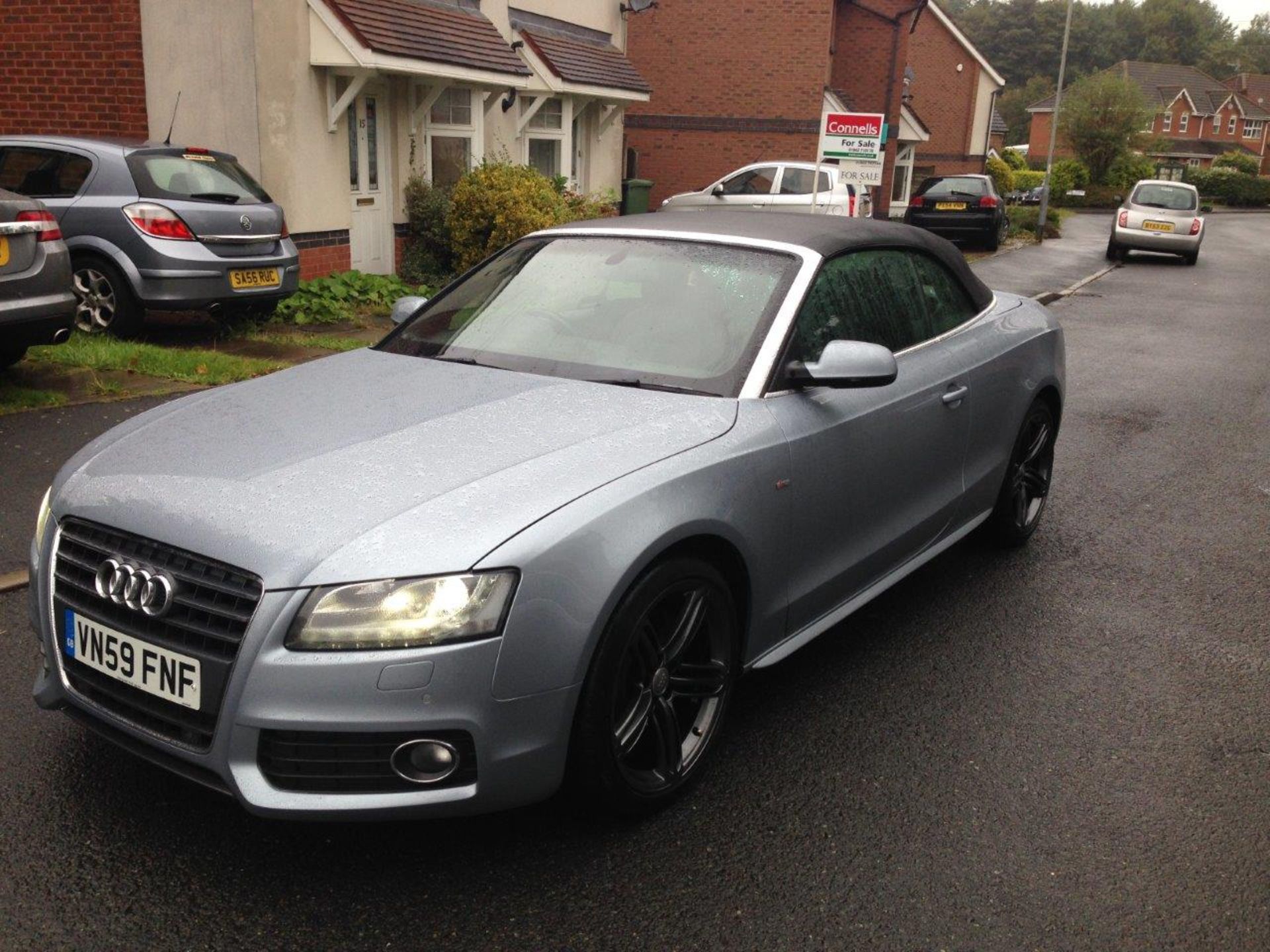 2009/59 REG AUDI A5 S LINE TFSI CVT 2 DOOR CABRIO ONE OWNER *NO VAT* - Image 2 of 14