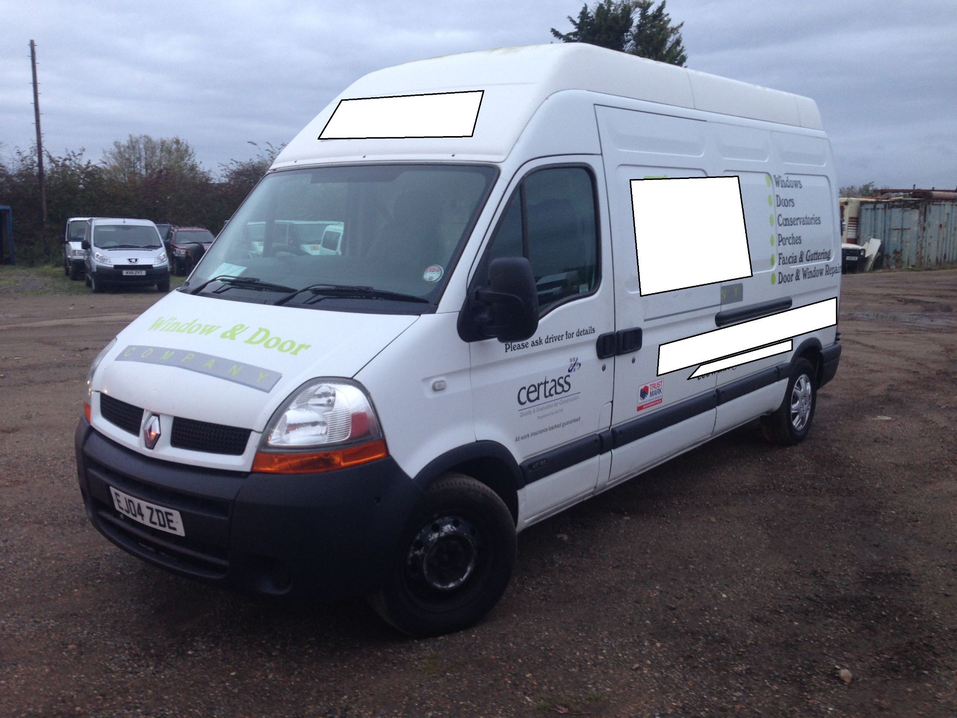 2004/04 REG RENAULT MASTER LH35 DCI 120 LWB EXTRA HI-ROOF - Image 2 of 6