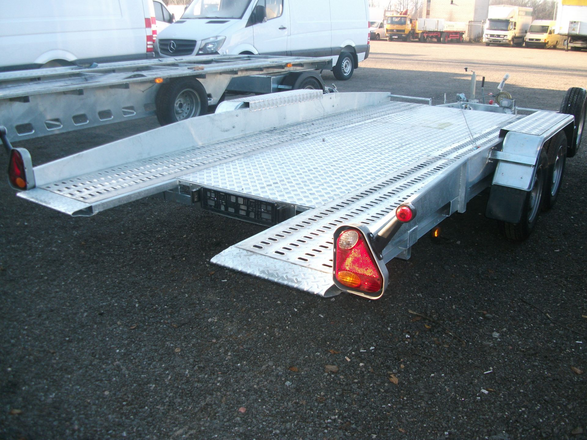 CAR TRANSPORTER TRAILER TILT WITH DOCUMENTS - Image 6 of 11