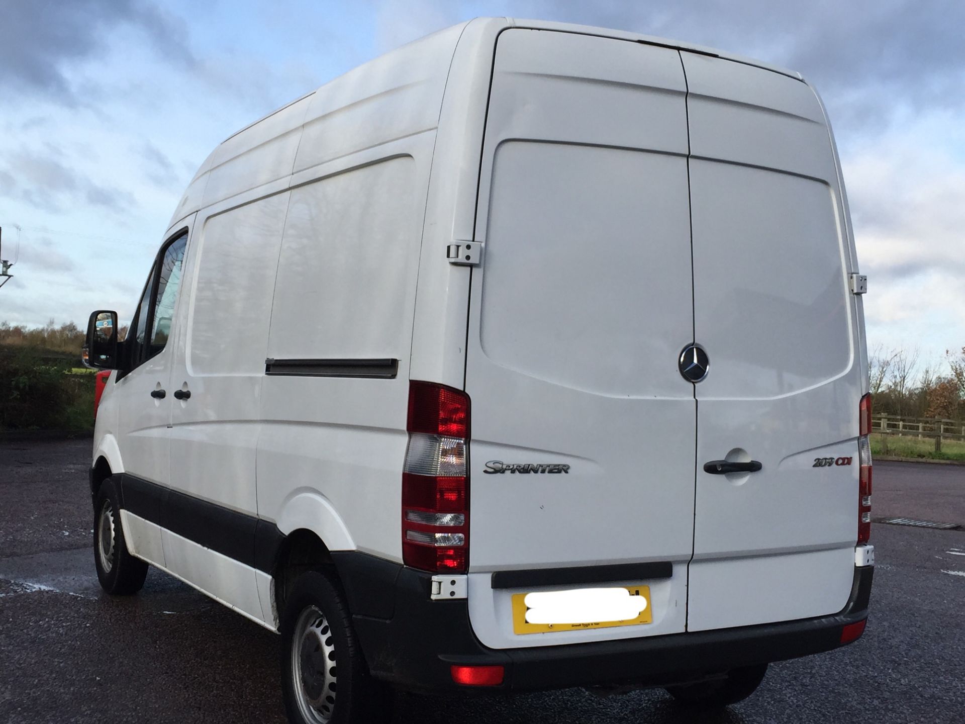 2009/09 REG MERCEDES SPRINTER 209 CDI SWB HI-ROOF PANEL VAN ONE OWNER FULL SERVICE HISTORY - Image 4 of 11