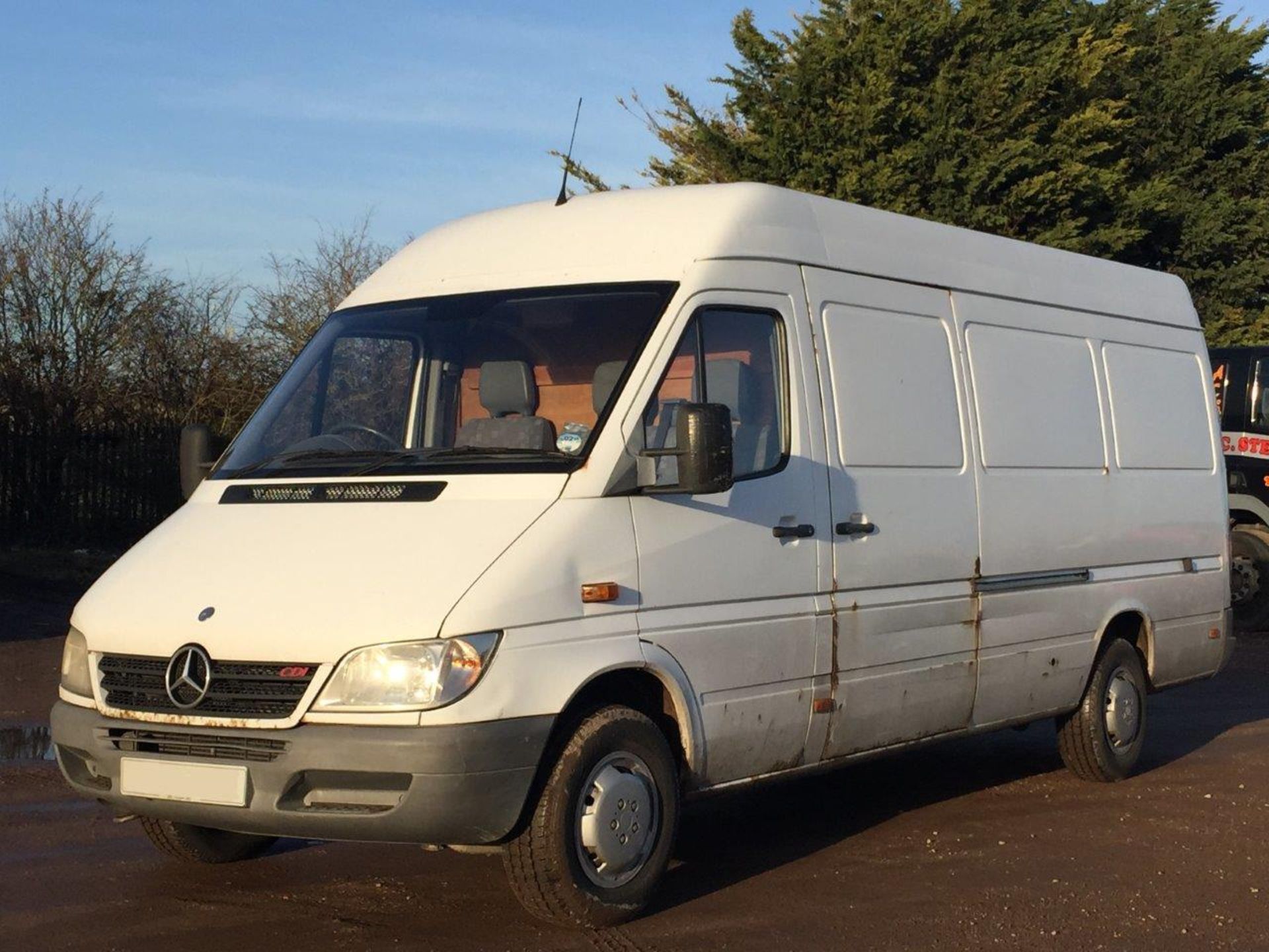 2004/54 REG MERCEDES SPRINTER 311 CDI LWB HI-ROOF PANEL VAN *NO VAT* - Image 2 of 10