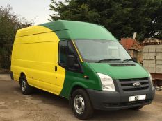 2010/60 REG FORD TRANSIT JUMBO EXTRA LONG WHEEL BASE PANEL VAN