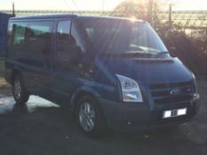 2008/58 REG FORD TRANSIT TOURNEO GLX 280 9 SEATER MINIBUS 1 COMPANY OWNER FROM NEW *PLUS VAT*
